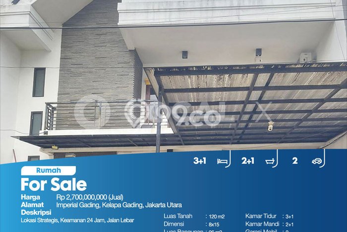 Hot Offer Hunian Premium Ideal dan Luas di Kelapa Gading, Jakarta Utara Hot Offer Hunian Premium Ideal dan Luas di Kelapa Gading, Jakarta Utara