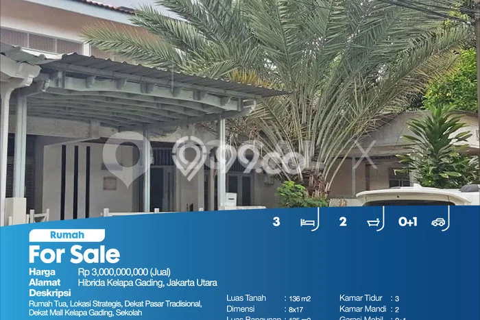 Dijual Hunian Mewah dengan Fasilitas Sekitar Komplit di Kelapa Gading, Jakarta Utara Dijual Hunian Mewah dengan Fasilitas Sekitar Komplit di Kelapa Gading, Jakarta Utara