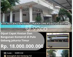 Kost Dijual Lokasi Cakung, Jakarta Timur, Spesifikasi 20 Kamar Tidur dan Luas 296m2 Kost Dijual Lokasi Cakung, Jakarta Timur, Spesifikasi 20 Kamar Tidur dan Luas 296m2