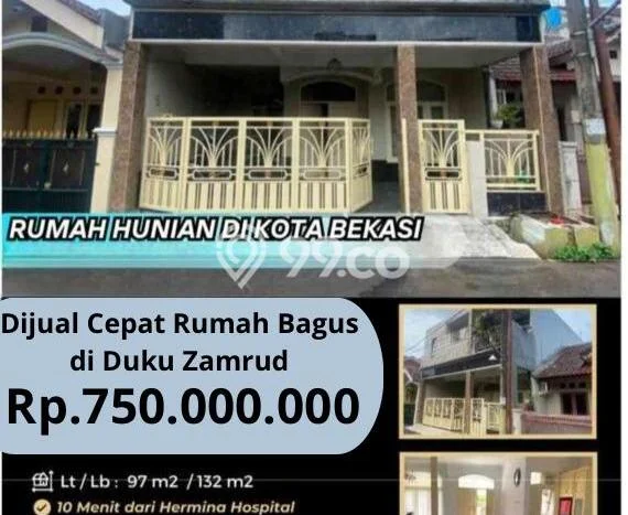 Hunian Cantik Minimalis Lb 132m2 di Mustikajaya, Bekasi Hunian Cantik Minimalis Lb 132m2 di Mustikajaya, Bekasi