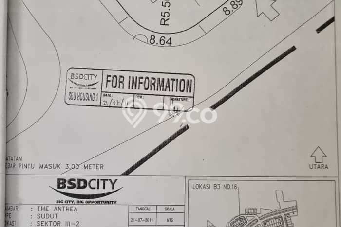 Dijual Tanah Lokasi BSD Puspita Loka, Tangerang Seluas 252m2 Dijual Tanah Lokasi BSD Puspita Loka, Tangerang Seluas 252m2