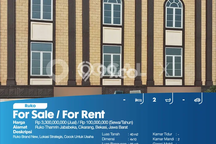 Paling Diincar! Ruko Dijual di Cikarang Harga Kompetitif Paling Diincar! Ruko Dijual di Cikarang Harga Kompetitif