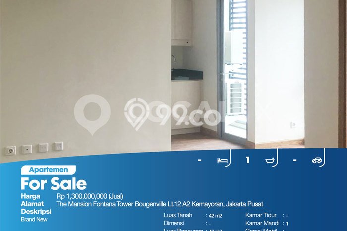 Dijual Apartemen di Kemayoran, Jakarta Pusat Punya 0 Kamar Tidur Dijual Apartemen di Kemayoran, Jakarta Pusat Punya 0 Kamar Tidur