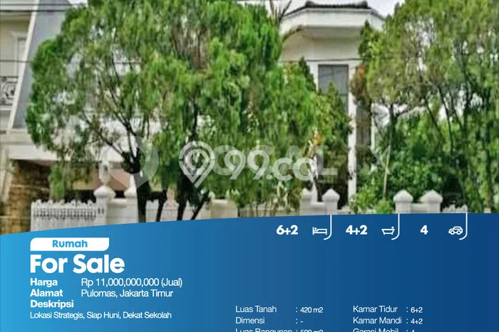 Rumah Elit Modern Siap Huni di Pulomas Jakarta Timur Rumah Elit Modern Siap Huni di Pulomas Jakarta Timur