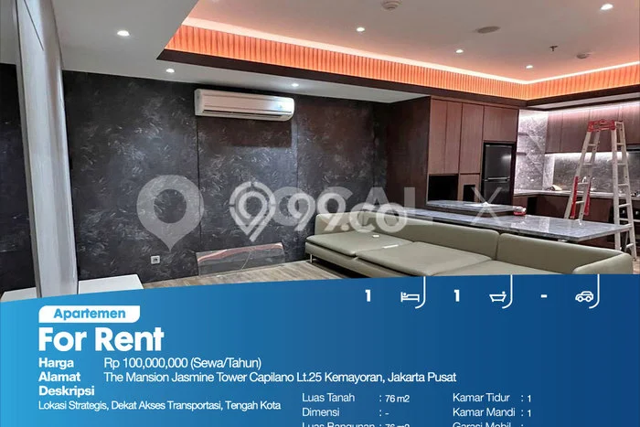 Apartemen Disewakan Terjangkau 1 KT / 1 KM di Kemayoran, Jakarta Pusat Apartemen Disewakan Terjangkau 1 KT / 1 KM di Kemayoran, Jakarta Pusat