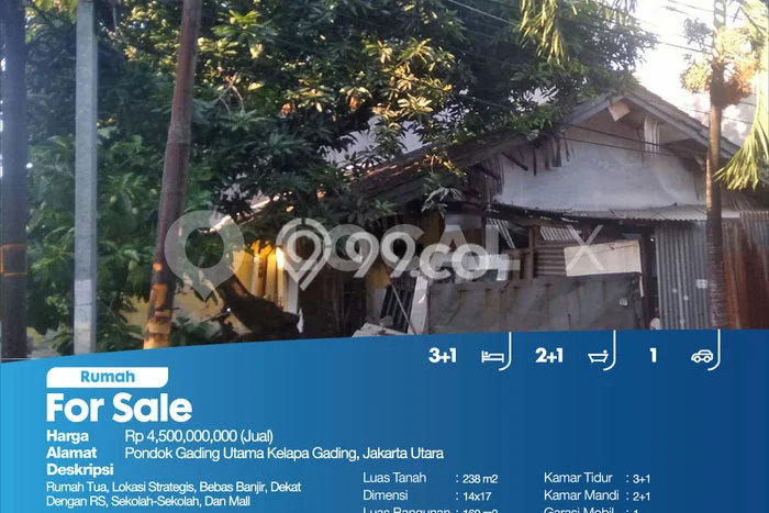 Hunian Mewah Siap Huni LT 238m2 di Kelapa Gading, Jakarta Utara Hunian Mewah Siap Huni LT 238m2 di Kelapa Gading, Jakarta Utara
