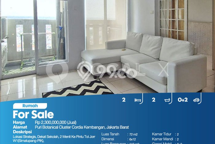 Rumah Strategis Minimalis Lb 110m2 di Kembangan, Jakarta Barat Rumah Strategis Minimalis Lb 110m2 di Kembangan, Jakarta Barat