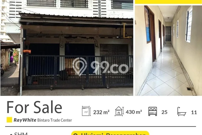 Kost Dijual di Ulujami dengan 25 KT dan Luas 430m2 Kost Dijual di Ulujami dengan 25 KT dan Luas 430m2