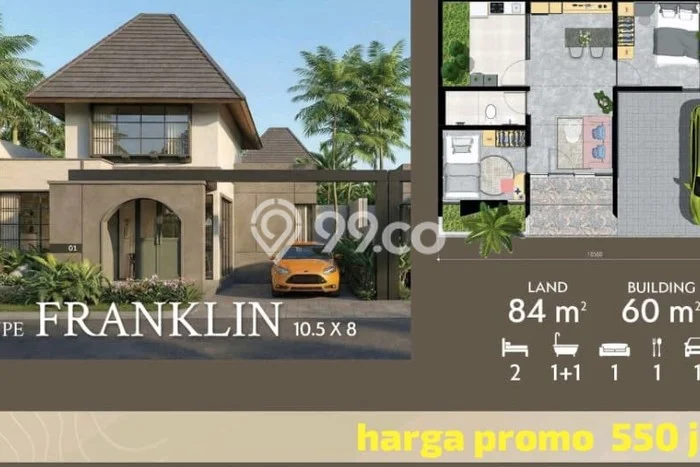 Rumah Modern Minimalis 2 KT Siap Huni di Jombang Rumah Modern Minimalis 2 KT Siap Huni di Jombang