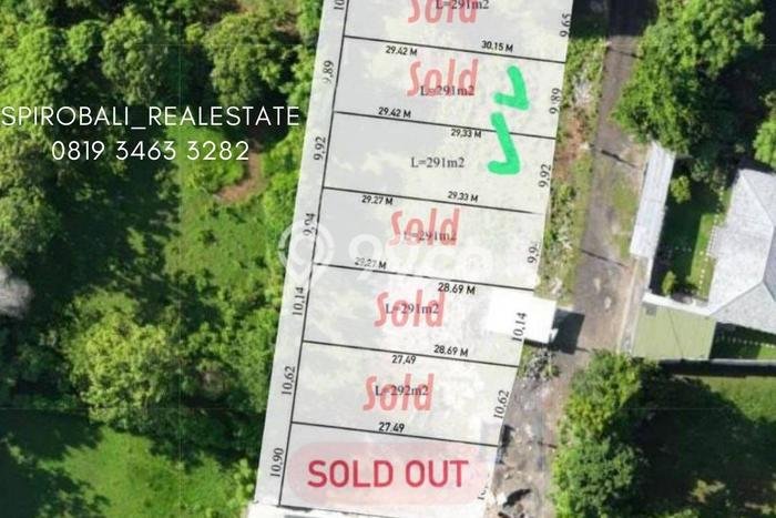 Tanah Dijual di Badung Seluas 291m2 Strategis Tanah Dijual di Badung Seluas 291m2 Strategis