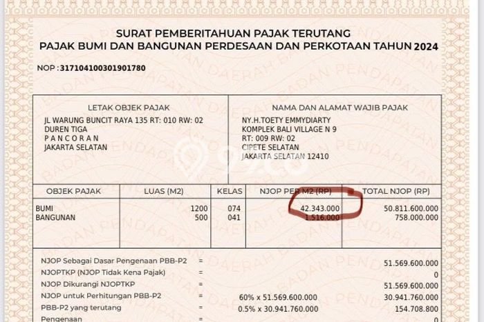 Komersial Dijual di Prime Area Jakarta Selatan Luas 1600m2 Komersial Dijual di Prime Area Jakarta Selatan Luas 1600m2