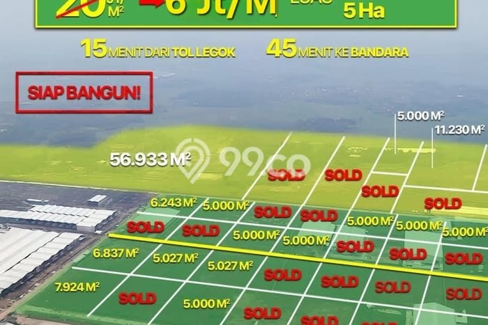 Tanah Strategis Dijual di Legok Tangerang 5000m2 Tanah Strategis Dijual di Legok Tangerang 5000m2