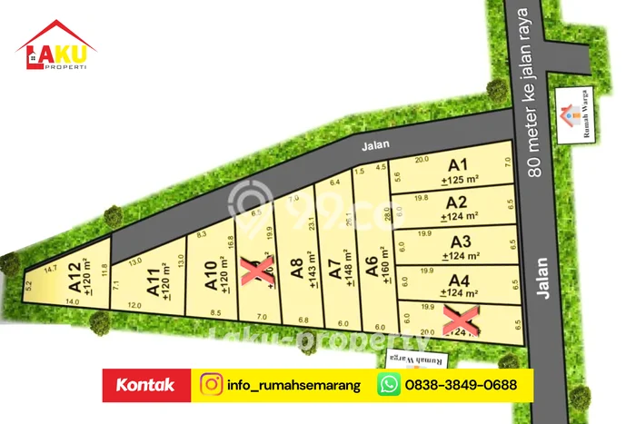 Kavling Tanah di Gunung Pati Dijual Luas 120m2 Legalitas SHM Kavling Tanah di Gunung Pati Dijual Luas 120m2 Legalitas SHM