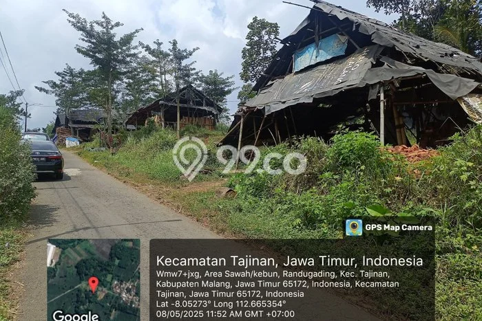 Tanah Dijual Lokasi Tajinan, Malang Luas 1419m2 Legalitas Aman Tanah Dijual Lokasi Tajinan, Malang Luas 1419m2 Legalitas Aman