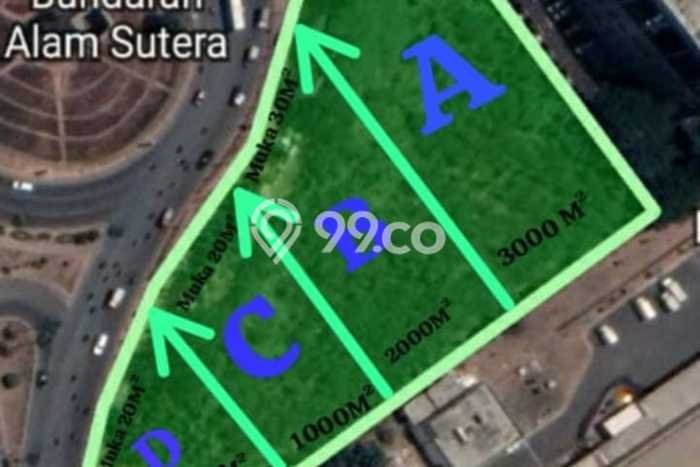 Tanah untuk Disewa di Tangerang Luas 3000m2 Tanah untuk Disewa di Tangerang Luas 3000m2