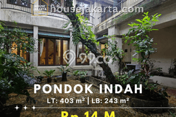For Sale! Luxury House LT 403m2 Desain Elegan di Pondok Indah For Sale! Luxury House LT 403m2 Desain Elegan di Pondok Indah