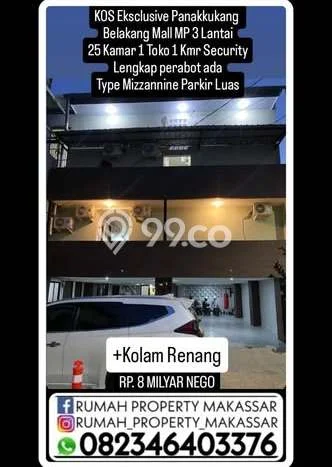 Rumah Kost Dijual Lokasi Makassar, Makassar, 27 Kamar Tidur, 25 Kamar Mandi, 245m2 Rumah Kost Dijual Lokasi Makassar, Makassar, 27 Kamar Tidur, 25 Kamar Mandi, 245m2