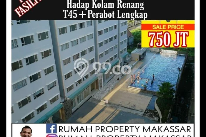 Hunian Apartemen 2 KT 1 KM di Makassar, Makassar Dijual Cepat Hunian Apartemen 2 KT 1 KM di Makassar, Makassar Dijual Cepat