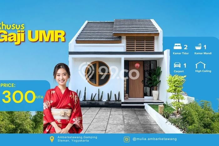 Hunian Mewah 2 KT 1 KM di Kawasan Nyaman Kulonprogo, Kulon Progo Hunian Mewah 2 KT 1 KM di Kawasan Nyaman Kulonprogo, Kulon Progo
