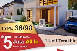 Rumah di Gamping, Sleman, LT 90m² LB 40m² Rumah di Gamping, Sleman, LT 90m² LB 40m²