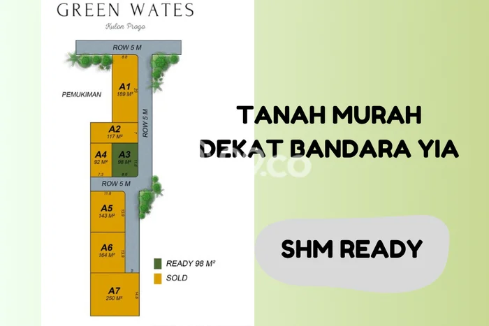 Tanah Kawasan Kulonprogo, Luas 98m², Jalur Strategis, Area Berkembang Tanah Kawasan Kulonprogo, Luas 98m², Jalur Strategis, Area Berkembang