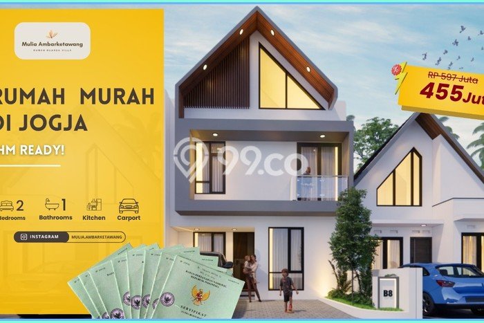 Dijual Rumah Modern 3 KT di Maguwoharjo, Yogyakarta Dijual Rumah Modern 3 KT di Maguwoharjo, Yogyakarta