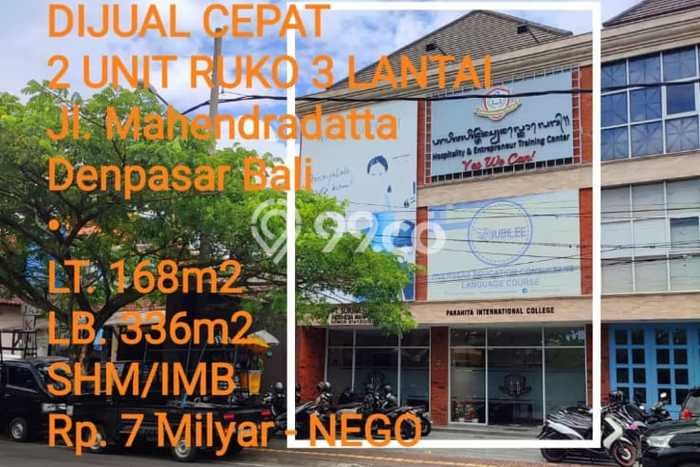 Unit Ruko Dijual di Denpasar Barat Denpasar Luas Bangunan 336m2 Unit Ruko Dijual di Denpasar Barat Denpasar Luas Bangunan 336m2