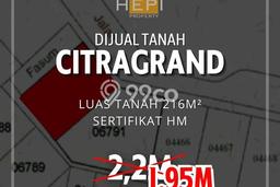 Dijual Tanah 216m2 di Citragrand, Semarang Dijual Tanah 216m2 di Citragrand, Semarang