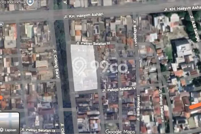 Tanah Dijual di Jakarta Pusat Seluas 1669m2 Strategis Tanah Dijual di Jakarta Pusat Seluas 1669m2 Strategis