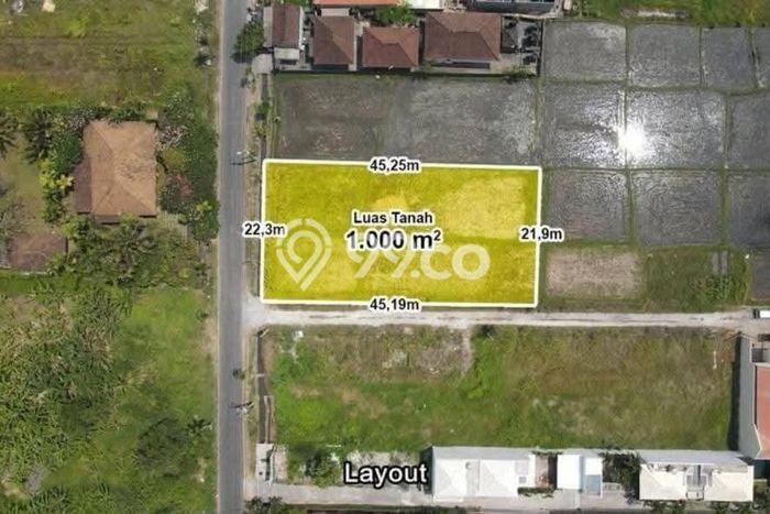 Tanah Dijual di Badung Seluas 1000m2 Strategis Tanah Dijual di Badung Seluas 1000m2 Strategis