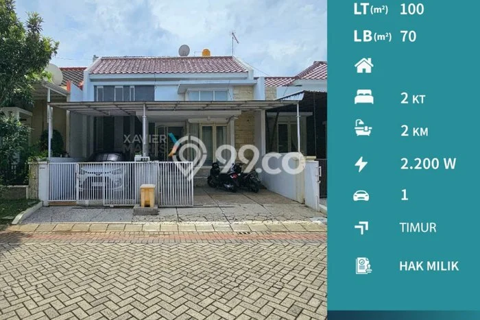 Rumah Modern 2 Kamar LT 100m2 di Villa Puncak Tidar Rumah Modern 2 Kamar LT 100m2 di Villa Puncak Tidar