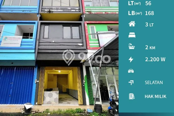 Ruko Disewa di Blimbing, Malang, LT 56m2 / LB 168m2 Ruko Disewa di Blimbing, Malang, LT 56m2 / LB 168m2
