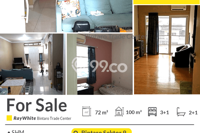 Rumah Luas Asri 3 KT Siap Pakai di Bintaro Tangerang Selatan Rumah Luas Asri 3 KT Siap Pakai di Bintaro Tangerang Selatan