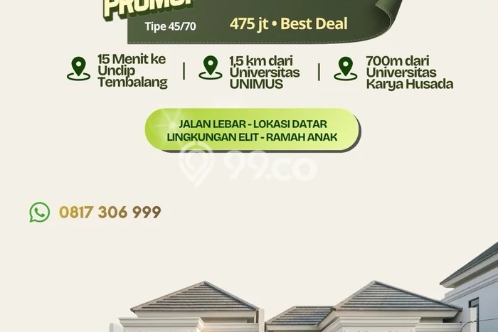 Rumah Budget Favorit Dijual Area Semarang Selatan LT 70m2 Rumah Budget Favorit Dijual Area Semarang Selatan LT 70m2