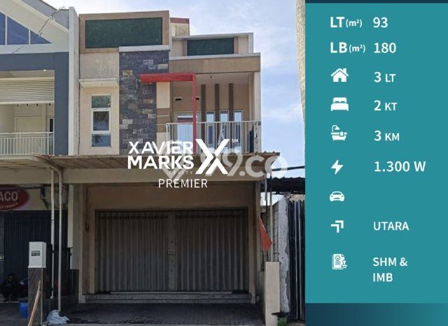 Ruko Dijual di Malang LT 93m2 & LB 180m2 Lokasi Terbaik! Ruko Dijual di Malang LT 93m2 & LB 180m2 Lokasi Terbaik!