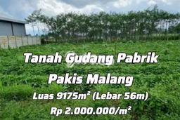 Jarang Ada! Tanah di Pakis Punya Luas 9175m2 SHM Jarang Ada! Tanah di Pakis Punya Luas 9175m2 SHM