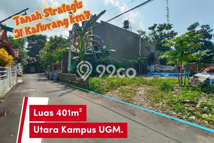Tanah Kavling Dijual di Sleman dengan Spesifikasi 401m2 Tanah Kavling Dijual di Sleman dengan Spesifikasi 401m2