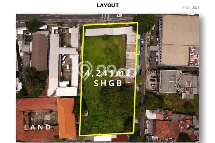 Tanah Investasi Disewakan di Senen, Jakarta Pusat, Luas 4241m2 Tanah Investasi Disewakan di Senen, Jakarta Pusat, Luas 4241m2