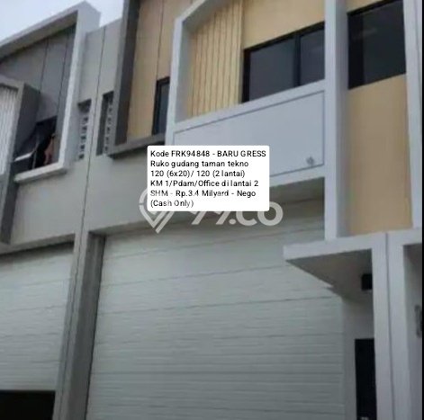 Dijual! Gudang di BSD Tangerang LT 120m2 / LB 120m2 Kawasan Bisnis Dijual! Gudang di BSD Tangerang LT 120m2 / LB 120m2 Kawasan Bisnis