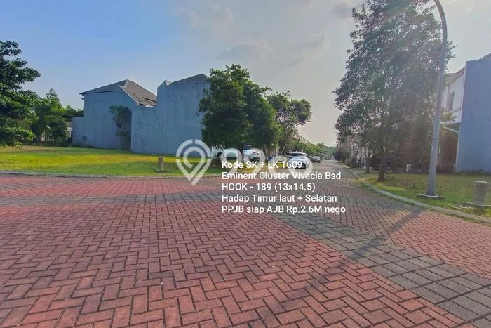 Dijual Tanah di Tangerang, Luas 189m2 - Dijual Tanah di Tangerang, Luas 189m2 -