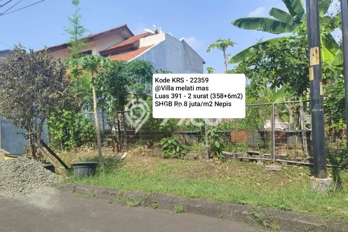 Tanah Dijual Lokasi Serpong Utara, Tangerang Selatan Luas 391m2 Legalitas Aman Tanah Dijual Lokasi Serpong Utara, Tangerang Selatan Luas 391m2 Legalitas Aman