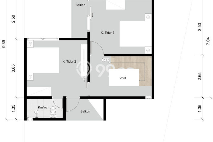 Vila di , Ukuran 127m2m², Area Strategis untuk usaha Vila di , Ukuran 127m2m², Area Strategis untuk usaha