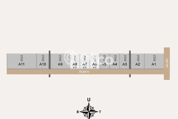 Vila Kawasan , Luas 126m2m², Lingkungan Nyaman Vila Kawasan , Luas 126m2m², Lingkungan Nyaman