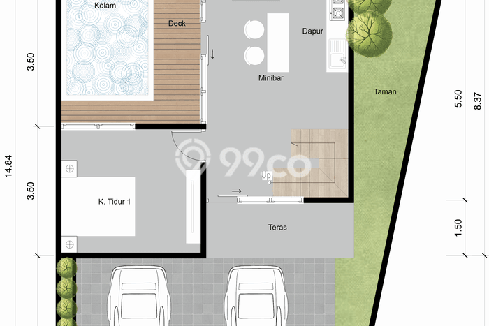 Vila di , Ukuran 127m2m², Area Strategis untuk usaha Vila di , Ukuran 127m2m², Area Strategis untuk usaha