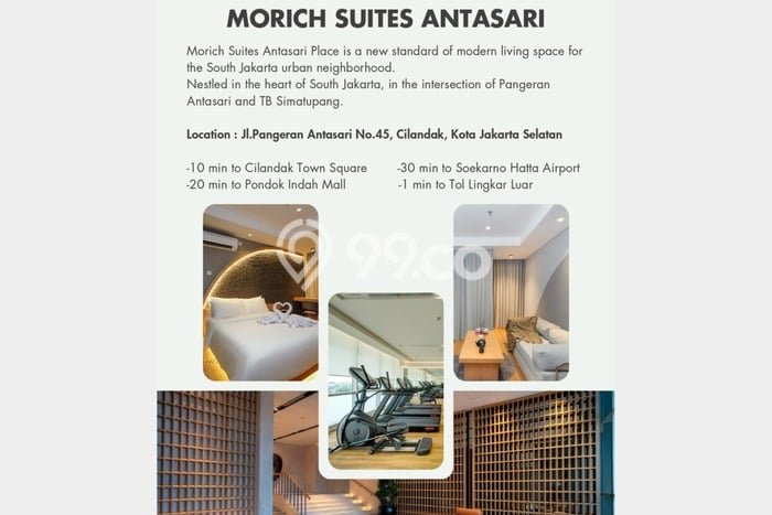 Apartemen Minimalis untuk Disewa, 1 Kamar di Jakarta Selatan Apartemen Minimalis untuk Disewa, 1 Kamar di Jakarta Selatan