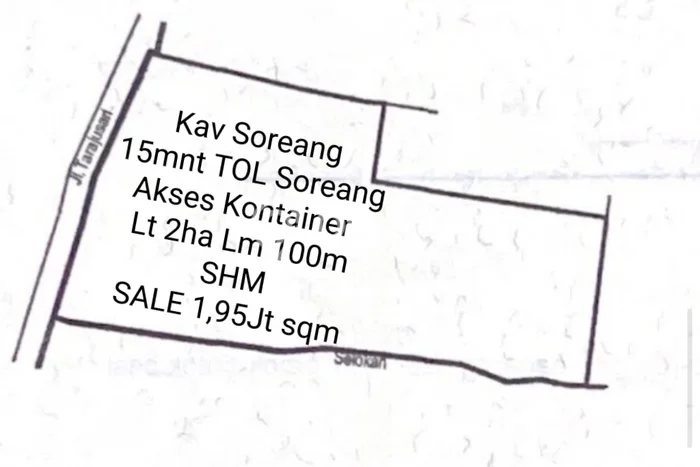 Tanah Dijual Lokasi Soreang, Bandung Luas 100000m2 Legalitas Aman Tanah Dijual Lokasi Soreang, Bandung Luas 100000m2 Legalitas Aman