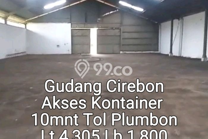 Gudang Disewa di Plumbon, Cirebon, LT 4305m2 / LB 1800m2 Gudang Disewa di Plumbon, Cirebon, LT 4305m2 / LB 1800m2