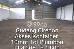 Gudang Disewa di Plumbon, Cirebon, LT 4305m2 / LB 1800m2 Gudang Disewa di Plumbon, Cirebon, LT 4305m2 / LB 1800m2