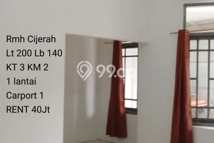 Rumah Kontrakan Bandung LT 50m2 LB 40m2 Area Cijerah Rumah Kontrakan Bandung LT 50m2 LB 40m2 Area Cijerah