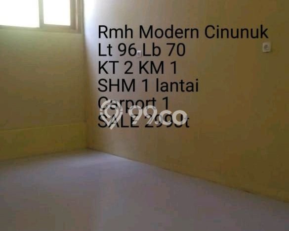 Rumah Minimalis Dijual Lokasi Cileunyi 2 Kamar dengan LT 96m2 Rumah Minimalis Dijual Lokasi Cileunyi 2 Kamar dengan LT 96m2